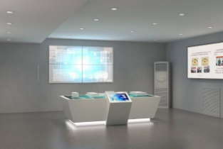 多媒體展廳設計 多媒體展廳設計展示的觸控互動桌技術優勢(圖1)