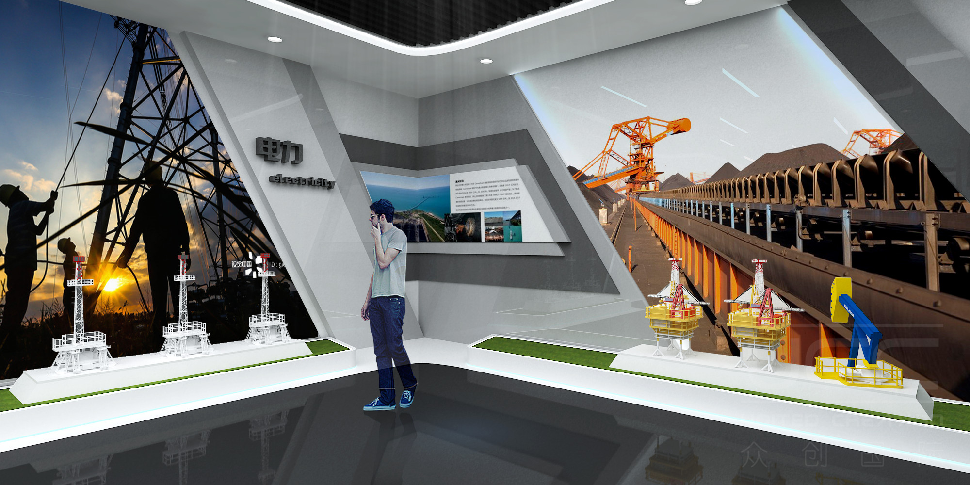 中天合創展廳設計