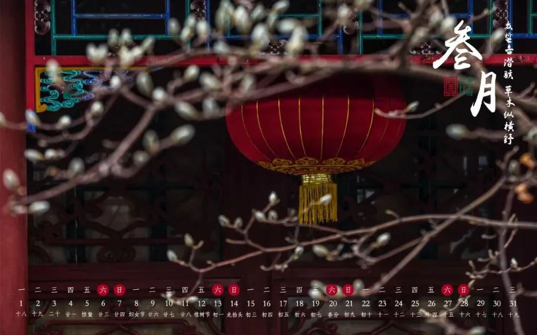 兩會開啟,3月拼顏值拼知識的月歷大賞...(圖9)