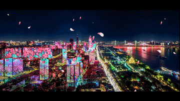 太美了~被武漢櫻花主題3D Mapping燈光秀給驚艷到了!(圖5)